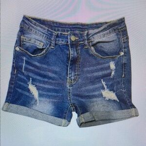 Denim Blue Women's Shorts